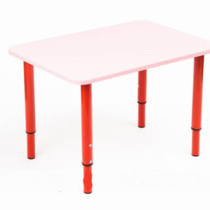 Стол «Кузя» цвет розовый+красный